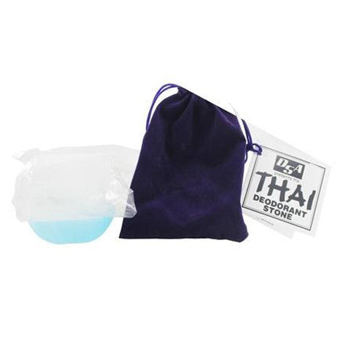 Thai Deodorant Stone With Velvet Pouch By Thai Deodorant Stone, 1 Ea