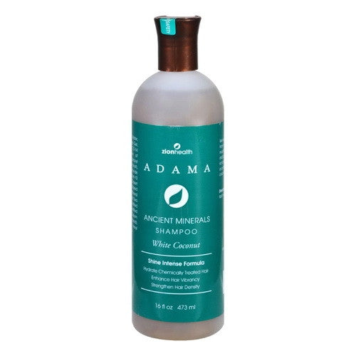 Zion Health Adama Minerals Shampoo White Coconut, 16 oz