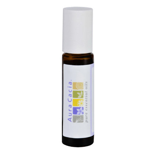 Empty Amber Glass Roll On Bottle By Aura Cacia, 0.31 Oz