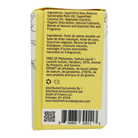 South of France French Milled Vegetable Bar Soap Lemon Verbena, 1.5 Oz