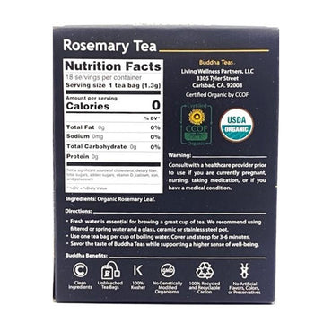 Buddha Teas Organic Milk Thistle Tea, Herbal Tea Bags, 18 Ea
