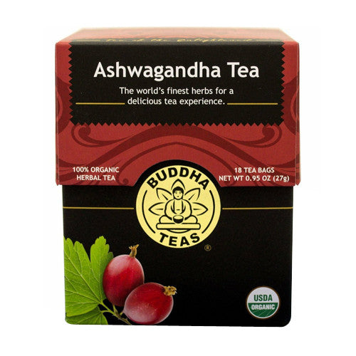 Buddha Teas Ashwagandha Organic Herbal Tea, 18 Ea