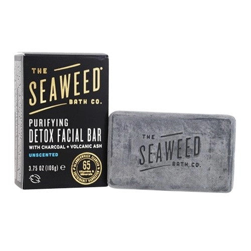 The Seaweed Bath Co Purifying Detox Facial Bar Unscented, 3.75 Oz
