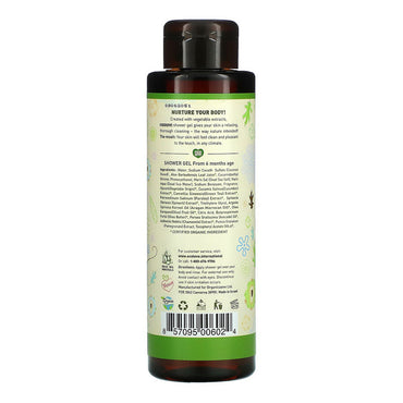 Ecolove Body Wash Green Vegetables Family Shower Gel For Ages 6 Months And Up, 17.6 Oz