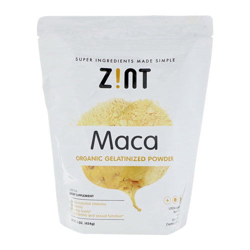 Zint Maca Organic Gelatinized Powder, 16 Oz
