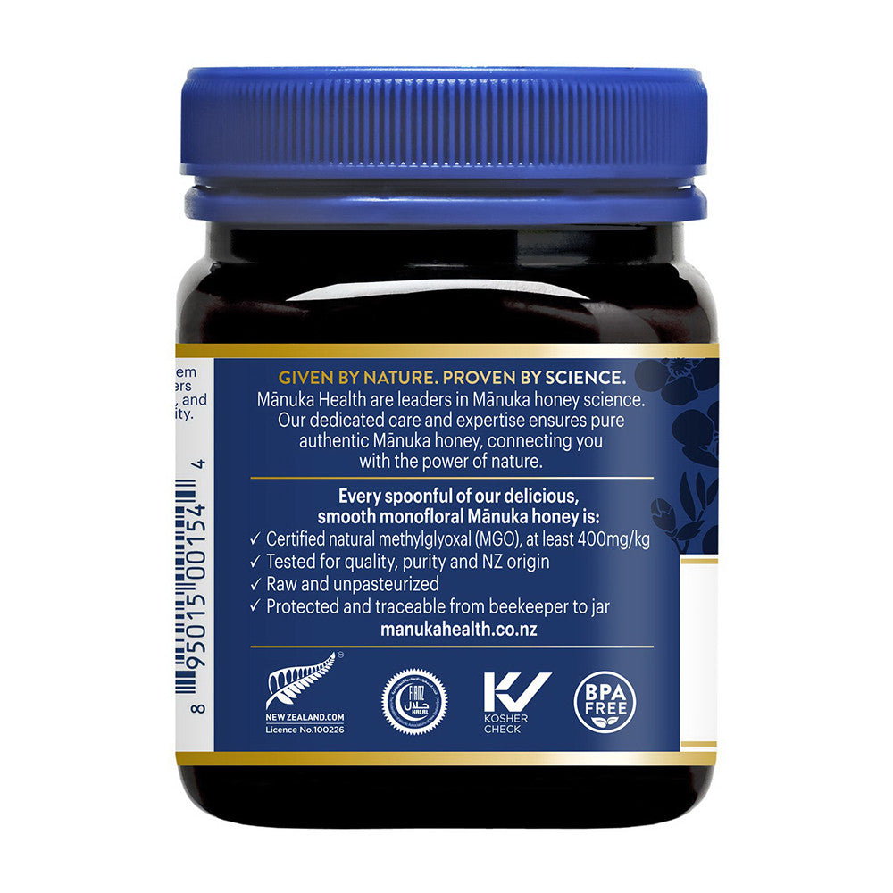 Manuka Health Manuka Honey MGO 400, 8.8 Oz