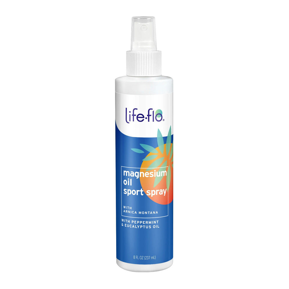 Life Flo Magnesium Oil Sport Spray with Arnica Montana, 8 Oz