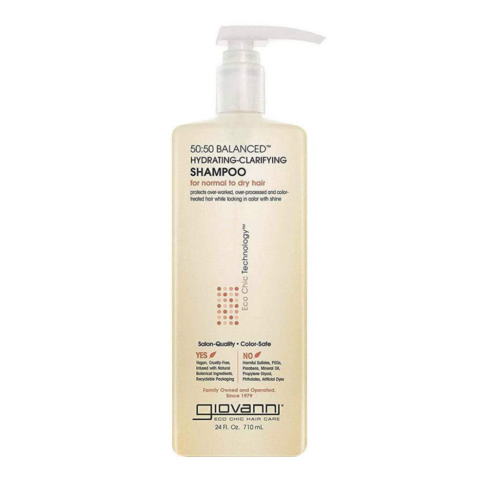 Giovanni Balanced Hydrating Clarifying Shampoo for Every Day, Sulfate Free, 24 Oz