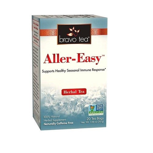 Bravo Tea Aller-Easy Herbal Tea Bags for Healthy Seasonal Immune Response, 20 Ea