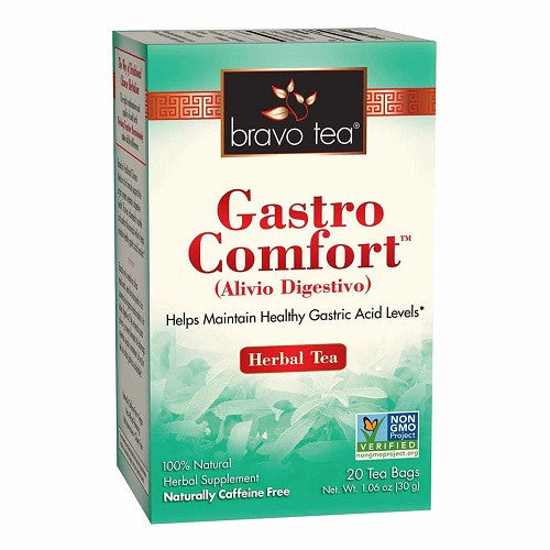 Bravo Tea Gastro Comfort Herbal Tea Bags, 20 Ea