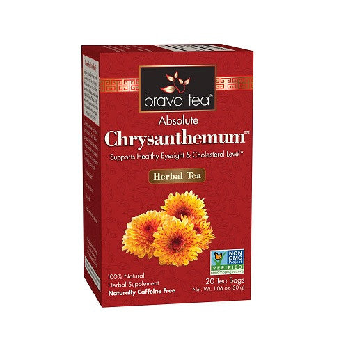 Bravo Tea Absolute Chrysanthemum Herbal Tea Bags, 20 Ea