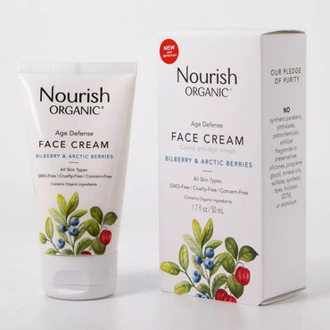 Nourish Organic Age Defense Face Cream, 1.7 Oz