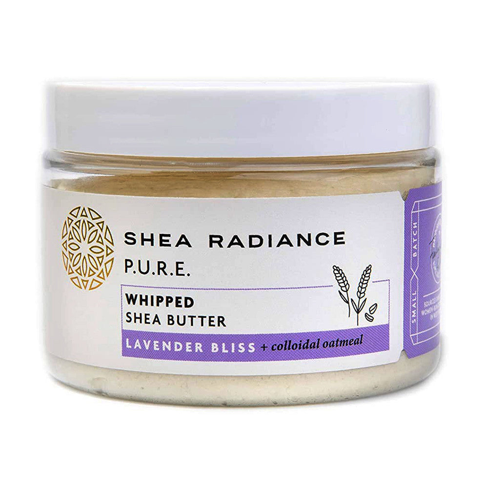 Shea Radiance Pure Whipped Shea Butter, Lavender Bliss, 7 Oz