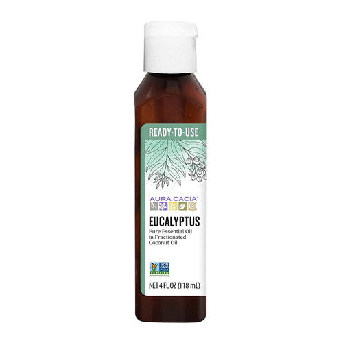 Aura Cacia Eucalyptus Essential Oil, 4 Oz