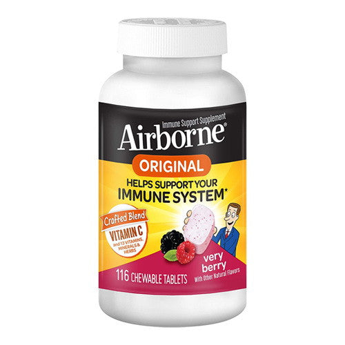 Airborne Original Immune Support Very Berry Gummies, 42 Ea