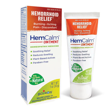 Boiron HemCalm Ointment Homeopathic Medicine for Hemorrhoid Relief, 1 Oz