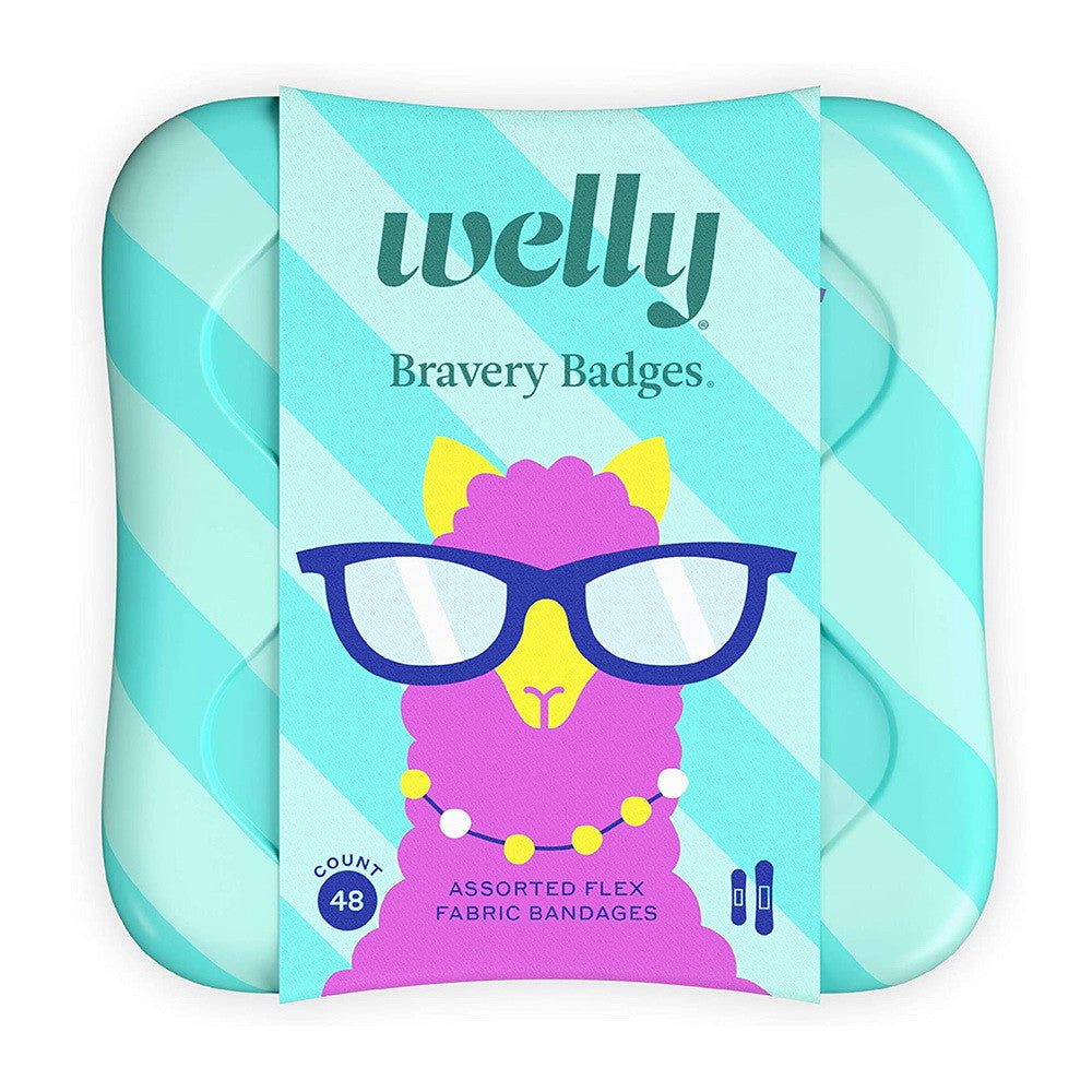 Welly Bravery Badges Assorted Kids Peculiar Pets Fabric Bandages, 48 Ea