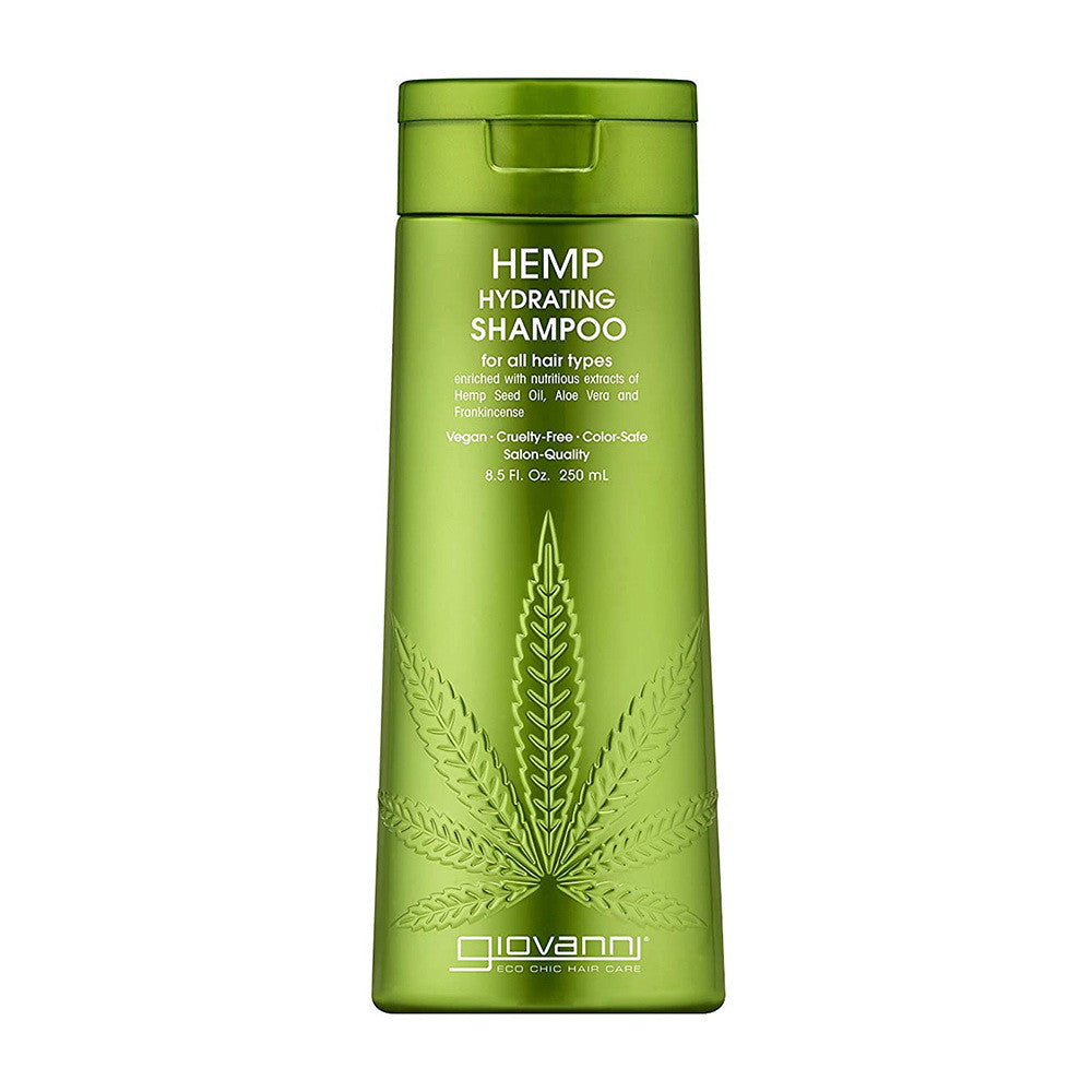 Giovanni Hemp Hydrating Shampoo Hemp Seed Oil with Aloe Vera, Sulfate Free, 13.5 Oz