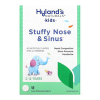 Hylands 4 Kids Stuffy Nose and Sinus Quick Dissolving Tablets, 50 Ea