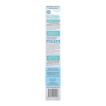 Doctor Plotka Mouth Watchers Turquoise Adult Toothbrush, Flossing Bristles, 1 Ea