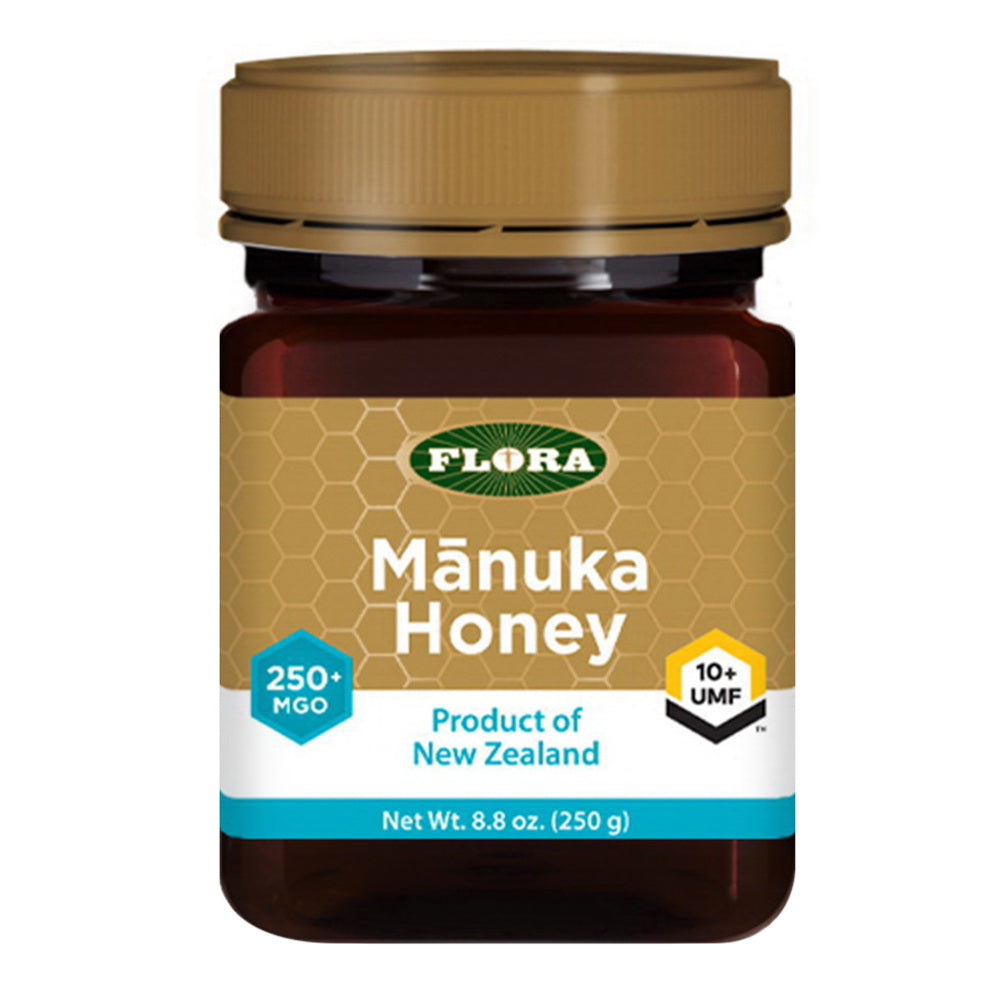 Flora Manuka Honey MGO 250 Plus UMF 10 Plus for Natural Wellness 8.8Oz (250g)