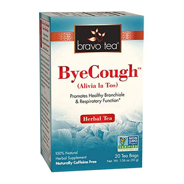Bravo Tea ByeCough Herbal Tea Bags, 20 Ea