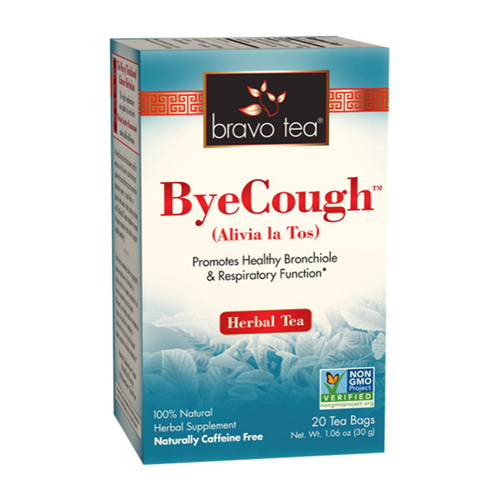 Bravo Tea ByeCough Herbal Tea Bags, 20 Ea