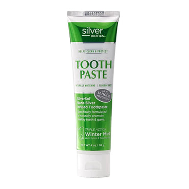 American Biotech Labs Silver Biotics Toothpaste Nano-Silver Toothpaste, 4 Oz