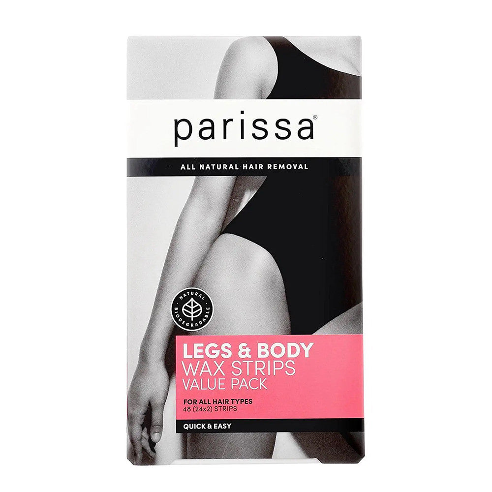 Parissa Laboratories Easy Legs & Body Wax Strips, 48 Ea