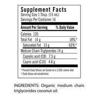 Flora Organic MCT Oil Liquid, 17 oz