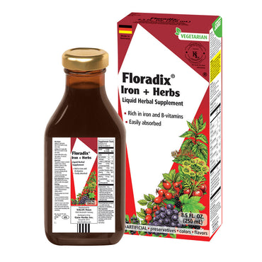 Floradix Iron And Herbs Liquid Extract, 8.5 Oz