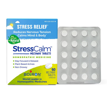 Boiron Stresscalm Stress Relief Meltaway Tablets, 60 Ea
