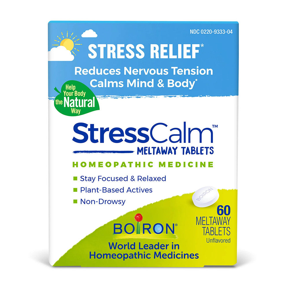 Boiron Stresscalm Stress Relief Meltaway Tablets, 60 Ea