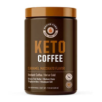 Rapid Fire Keto Friendly Caramel Macchiato Medium Roast, Instant Coffee, 7.93 Oz