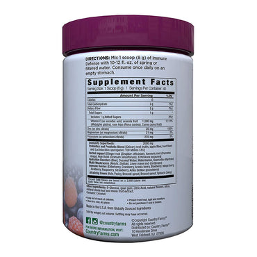 Country Farms Immune Defense Vitamin C 1000 mg, Black Eldercerry, 11.3 Oz