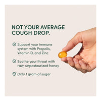 Beekeeper's Naturals Propolis Soothing Lozenges for Throat Relief, 14 Ea