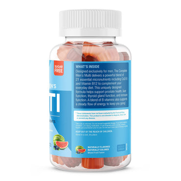 SUKU Vitamins Complete Mens Multi Gummies Mixed Fruit Flavour, 60 Ea
