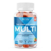 SUKU Vitamins Complete Mens Multi Gummies Mixed Fruit Flavour, 60 Ea