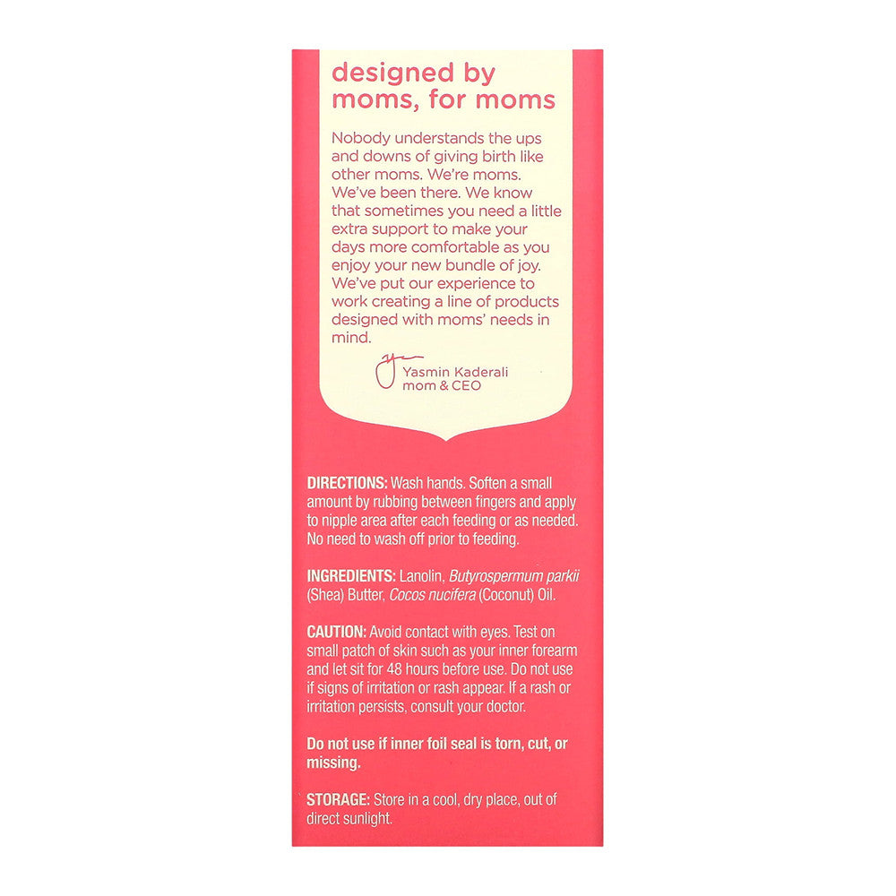 Mommys Bliss Lanolin Nipple Balm Breastfeeding Cream with Coconut Oil And Shea Butter, 2 Oz