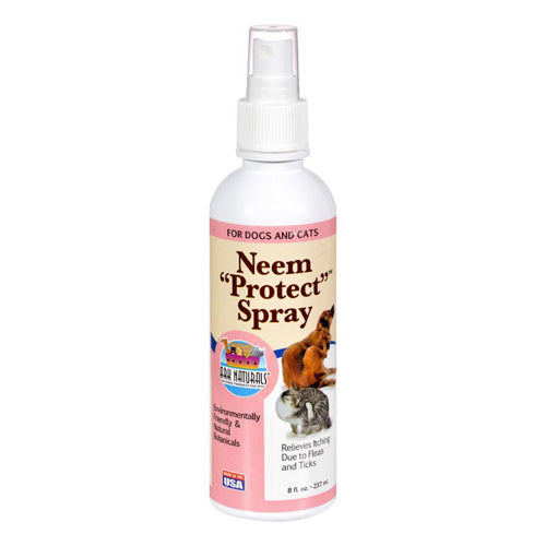 Ark Naturals Neem Protect Spray Relieves Itching Due to Fleas and Ticks for Dogs and Cats 8Oz (237ml)
