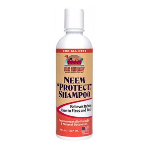 Ark Naturals Neem Protect Shampoo Fresh Fall Rain Relieves Itching Due to Fleas and Ticks for Dogs and Cats 8Oz (237ml)