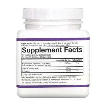 Youtheory Relax Magnesium Powder Berry Dietary Supplement, 4.4 Oz