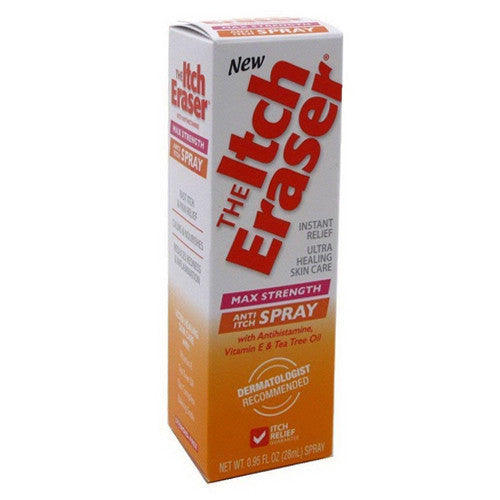 The Itch Eraser Anti Itch Spray Max Strength Insect Bite, 0.95 Oz