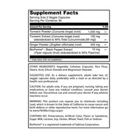 Amazing Formulas Turmeric Curcumin & Ginger with BioPerine 1500 Mg Veggie Capsules, 180 Ea