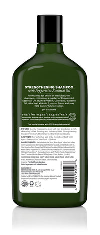 Avalon Organics Strengthening Hair Shampoo, Peppermint, 11 Oz