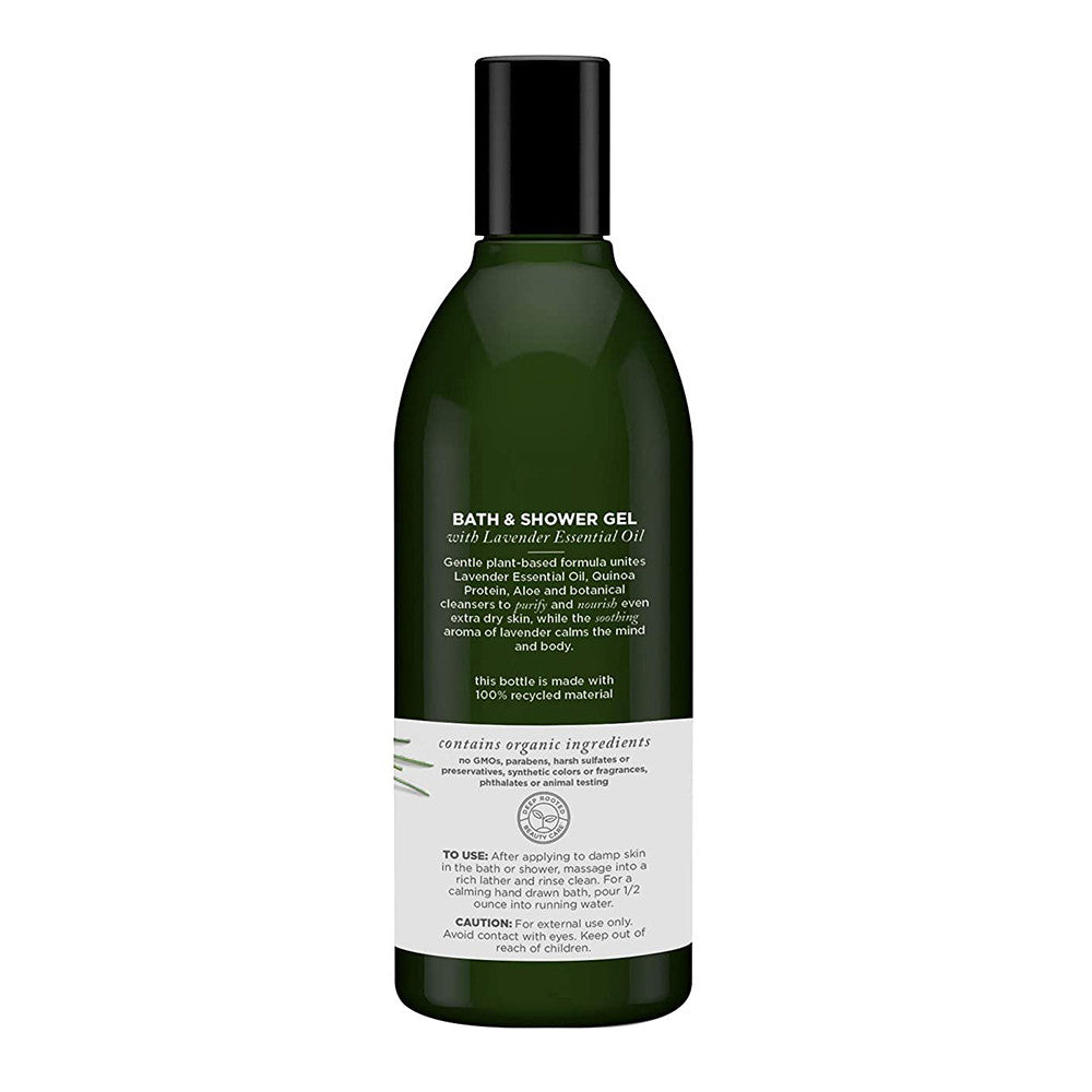 Avalon Organics Nourishing Lavender Bath and Shower Gel, 12 Oz