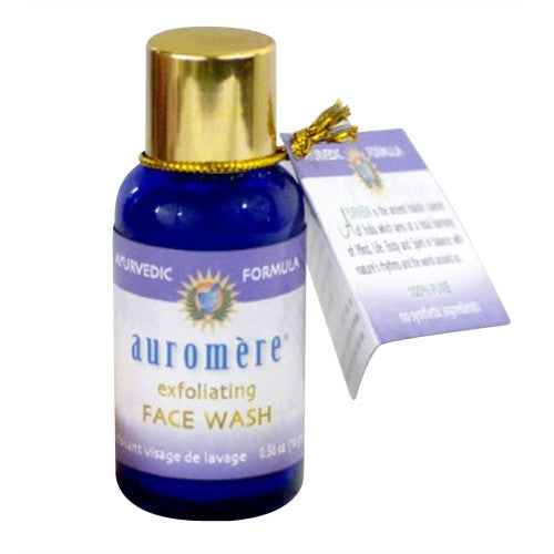 Auromere Exfoliating Ayurvedic Formula Face Wash, 0.56 Oz