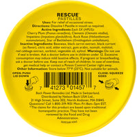 Bach Original Flower Essences Rescue Remedy Stress Relief Pastilles, Black Currant, 1.7 Oz
