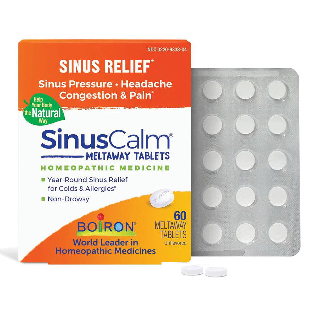 Boiron Homeopathic Medicine SinusCalm for Sinus Pain Tablet, 60 Ea