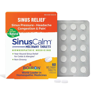 Boiron Homeopathic Medicine SinusCalm for Sinus Pain Tablet, 60 Ea